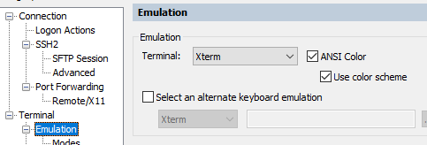 Terminal: ANSI Color